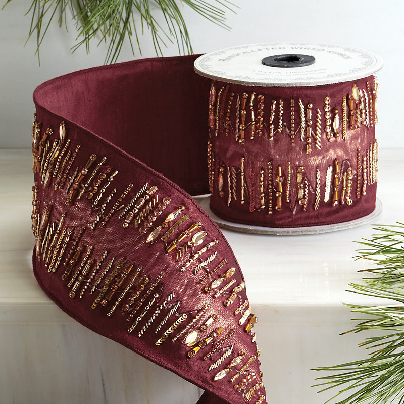 Merry Merlot Ribbon - Frontgate | Frontgate