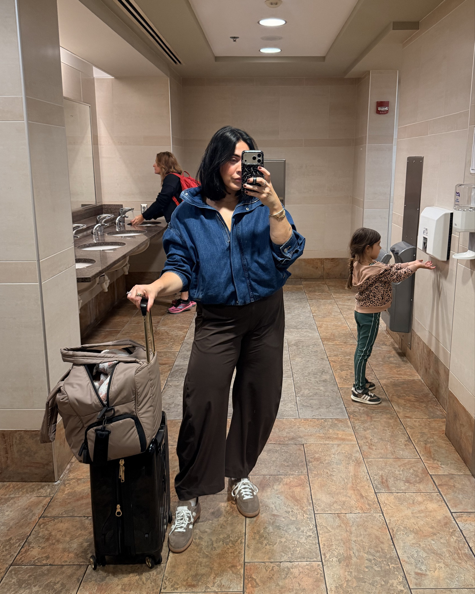 Cute little fall travel outfit. Size L in all! Shoes run half size big. 

#LTKTravel #LTKActive #LTKMidsize