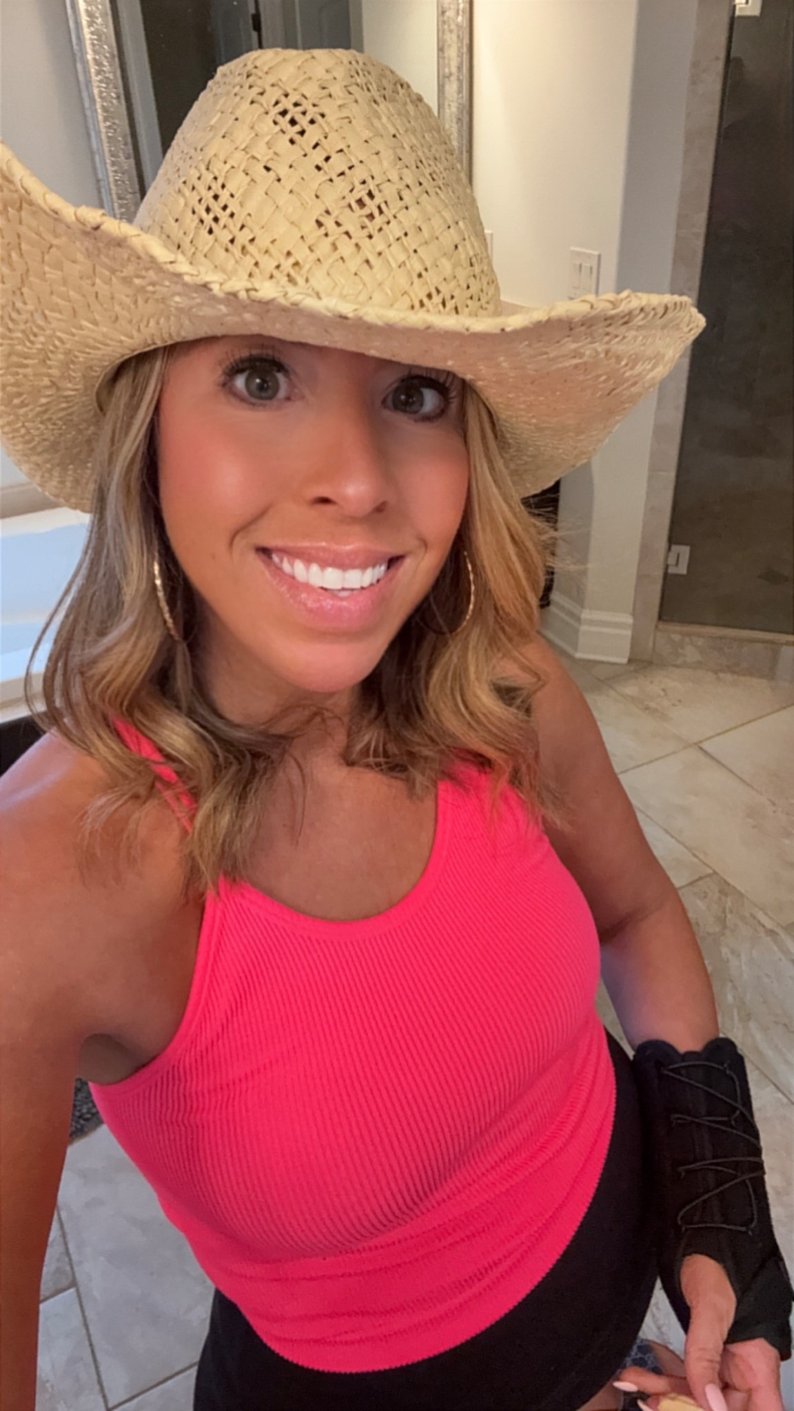 These tanks are my go-to everyday essential—you get a pack of THREE in the prettiest bright colors and they are seriously so flattering, comfy, and easy to throw on with anything. I’ve been living in them lately!

And can we talk about this cowboy hat?! The cutest vacay accessory to instantly elevate your look—whether you’re poolside, beach bound, or heading out for a fun summer night 🌴☀️

Easy, effortless, and giving all the vacation vibes 💛

#LTKStyle #LTKFinds #VacationStyle #SummerOutfits #CowgirlVibes #AmazonFinds #OOTD #CasualChic #VacationReady #SummerEssentials #StyleInspo

#LTKdayinmylife #LTKgrwm #LTKootd