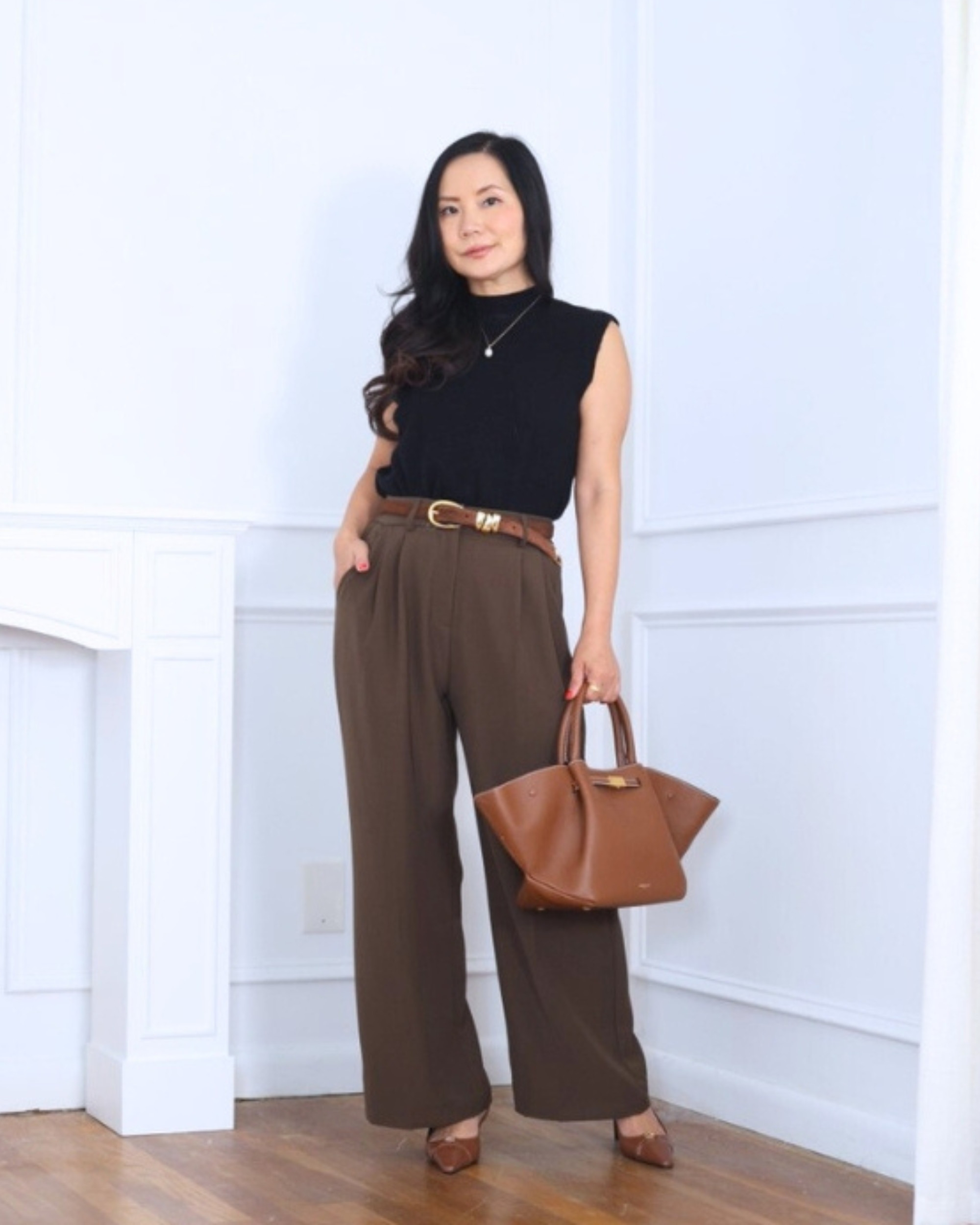 Keeping it simple yet chic — a mock neck top from Quince paired with wide leg pants from Amazon. Effortless, comfortable, and perfect for those days when you want to look put-together with minimal effort. I’m 5’2, wearing size S.

#LTKPetite #LTKStyleTip #LTKOver40