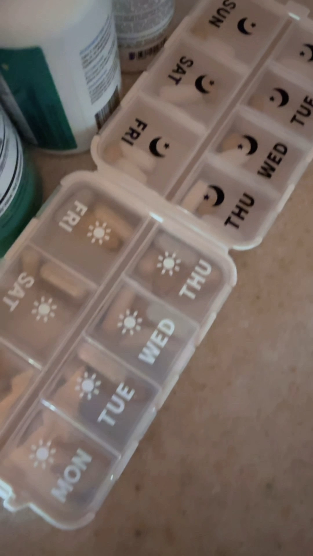 A week’s worth of customized supplements, neatly organized in this handy-dandy little pill carrier. It’s tiny, it’s sleek, and it keeps me on track.

#LTKBeauty #LTKfitnessgoals #LTKActive