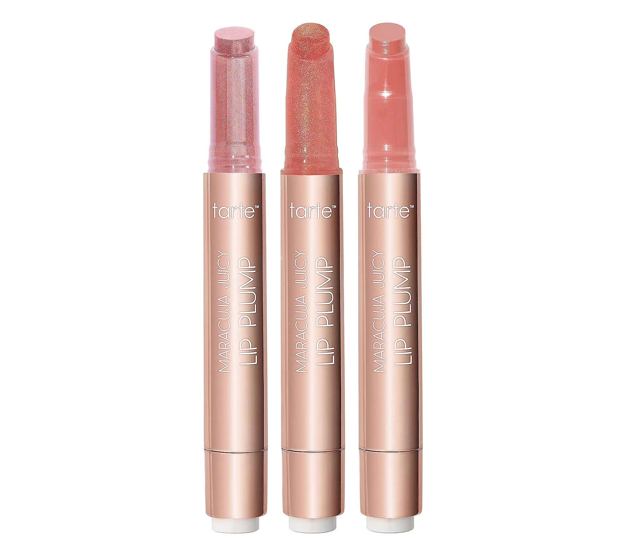 tarte Maracuja Juicy Plump Rose Trio | QVC