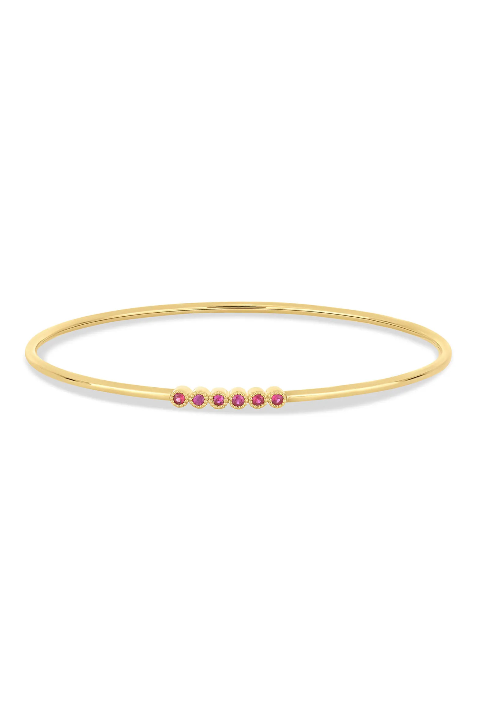 18K Gold El Mar Gemstone Bangle Bracelet (Online Trunk Show) (Women) | Nordstrom | Nordstrom