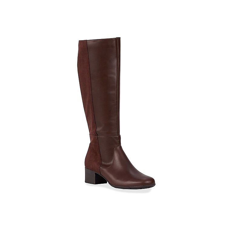 Ros Hommerson Wide Width Mix Wide Calf Boot | Women's | Dark Brown | Size 10.5 | Boots | DSW