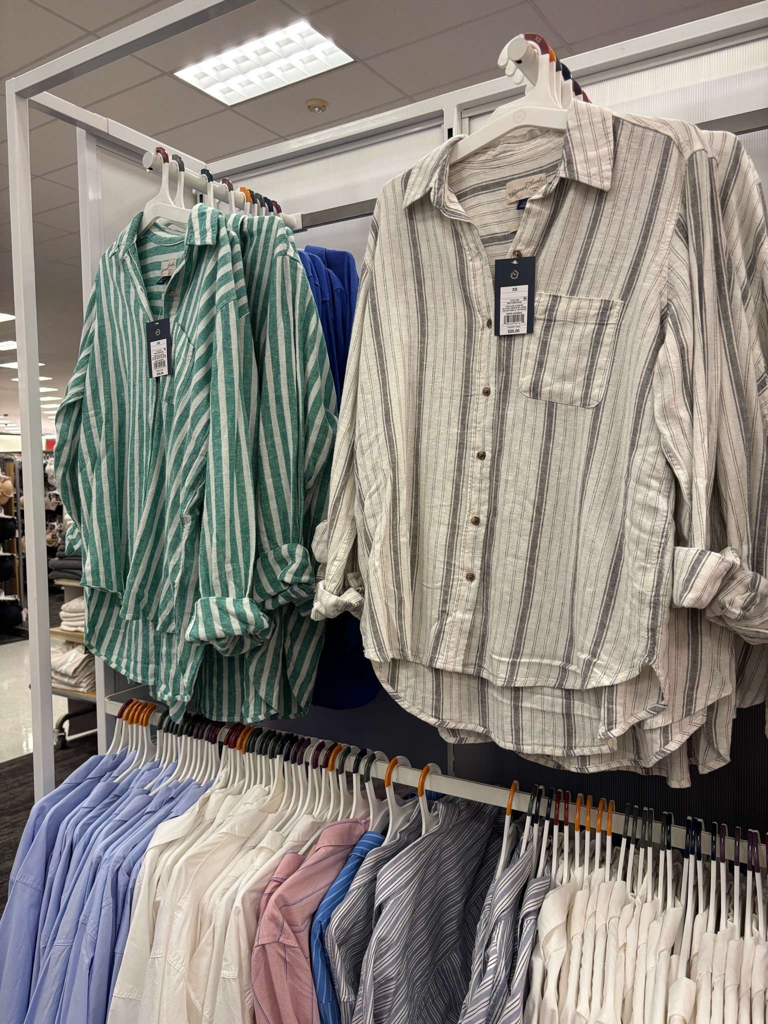 Cute linen button ups! Would be great for a freshly post partum breastfeeding mom! Dress them up or down!

#LTKBaby #LTKFindsUnder50 #LTKBump