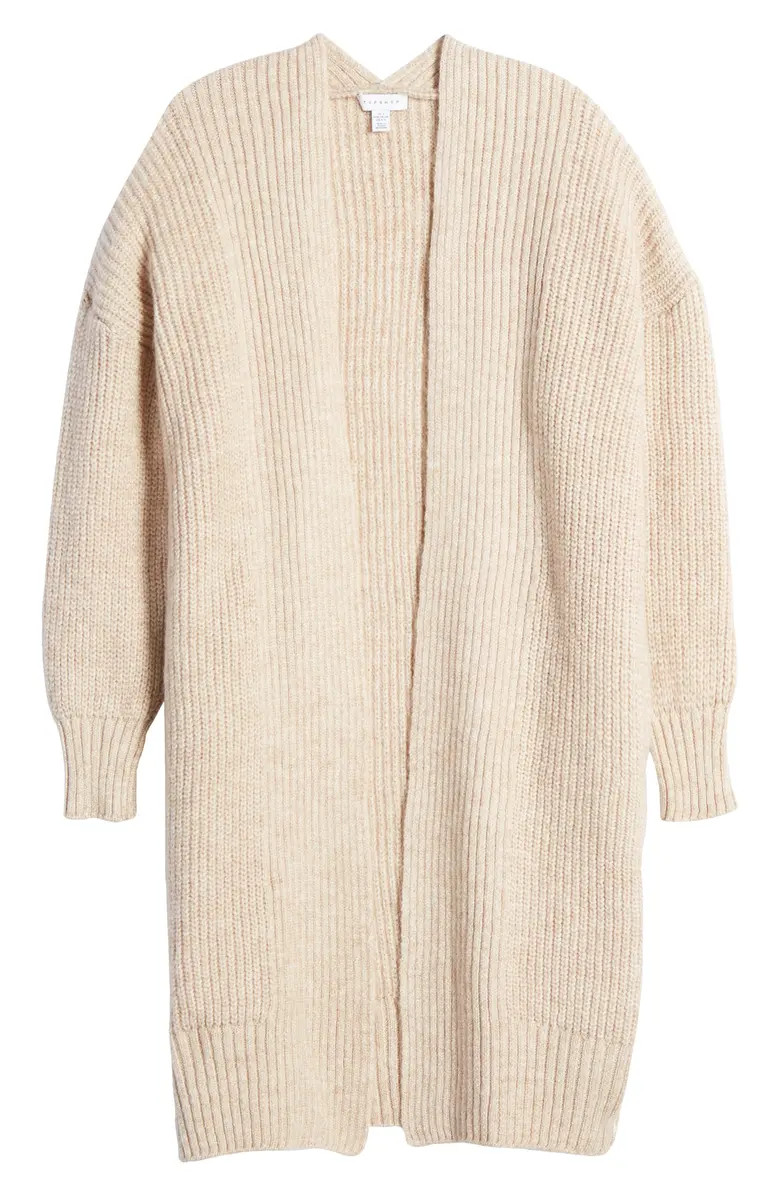 Ribbed Open Front Cardigan | Nordstrom