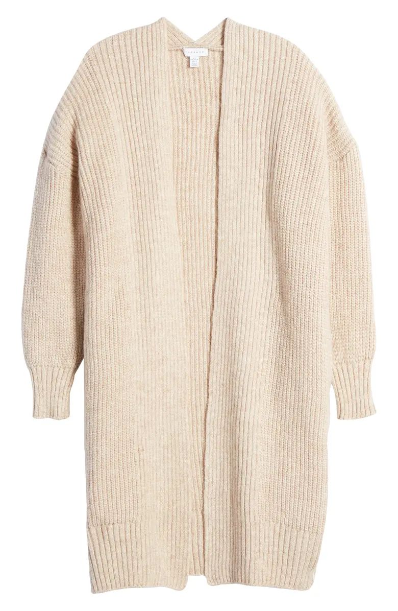 Ribbed Open Front Cardigan | Nordstrom