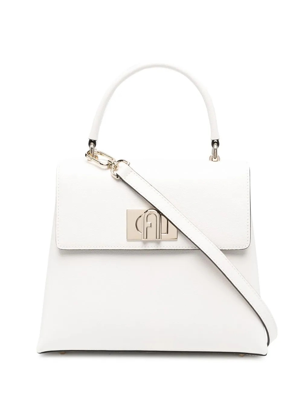 New SeasonFurlaengraved-logo leather bag | Farfetch Global