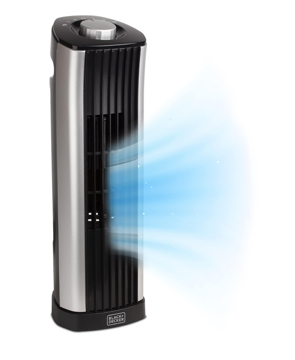13in Mini Tower Fan - Black | Macy's