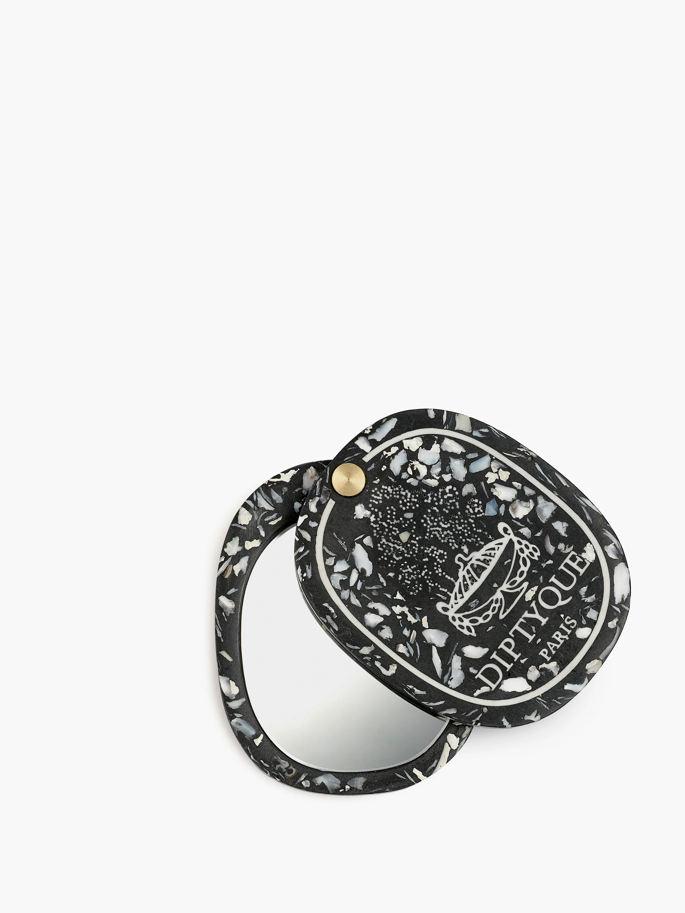Shell Pocket Mirror - Black | diptyque (US)