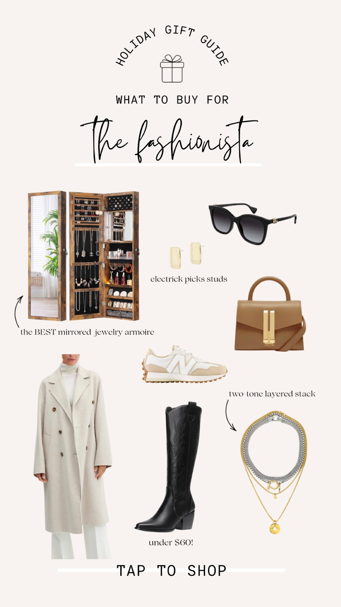 GIFT GUIDE // for the fashionista 🎄🤍

#LTKHoliday #LTKGiftGuide #LTKstyletip