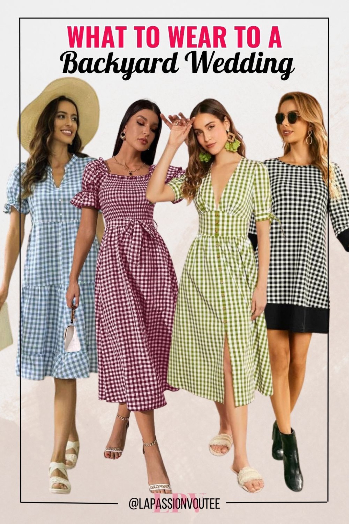 Gingham print dresses to wear to a backyard wedding

#LTKwedding #LTKstyletip #LTKfindsunder50