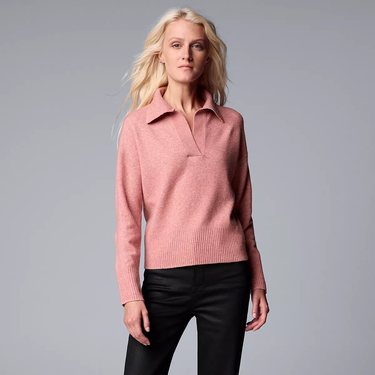 Women's Simply Vera Vera Wang Luxe Cashmere Blend Pullover | Kohl's