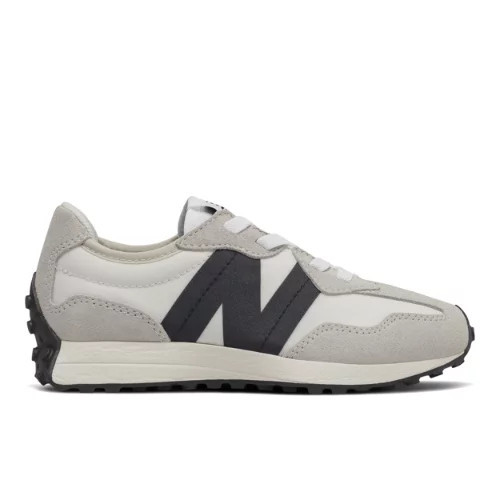 New Balance Kids' 327 Bungee Sneakers - Grey/Black (Size 11.5 Wide) | New Balance Athletics, Inc.
