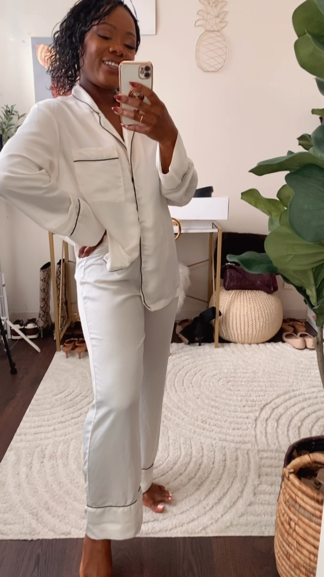 Elegant pjs to wear or gift to a very special person. #pajamas 

#LTKGiftGuide #LTKSeasonal #LTKFindsUnder50