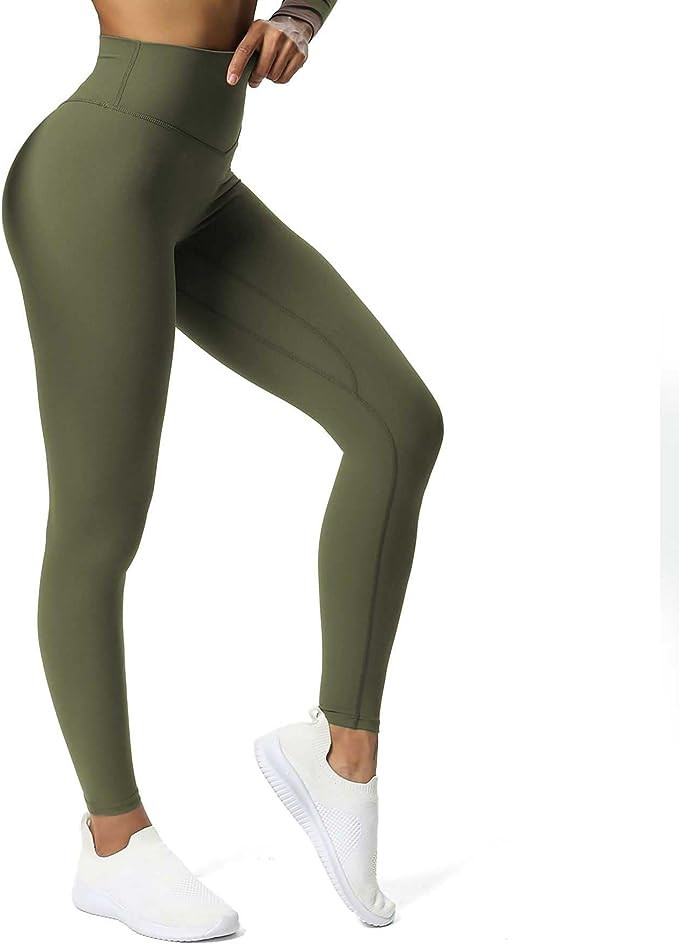 Aoxjox High Waisted Workout Leggings for Women Tummy Control Buttery Soft Yoga Metamorph Deep V P... | Amazon (US)