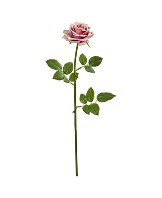 Nearly Natural 19” Rose Spray Artificial Flower (Set of 12) - Macy's | Macy's