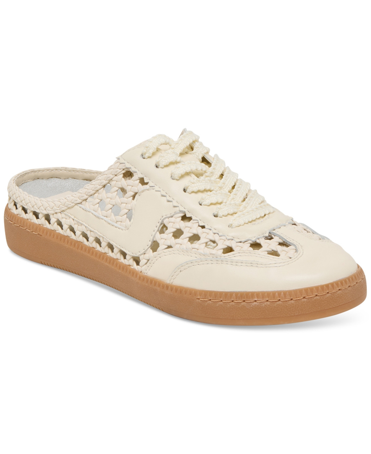 Dolce Vita Women's Notice Slide Mule Sneakers - Off White Woven Stella | Macy's