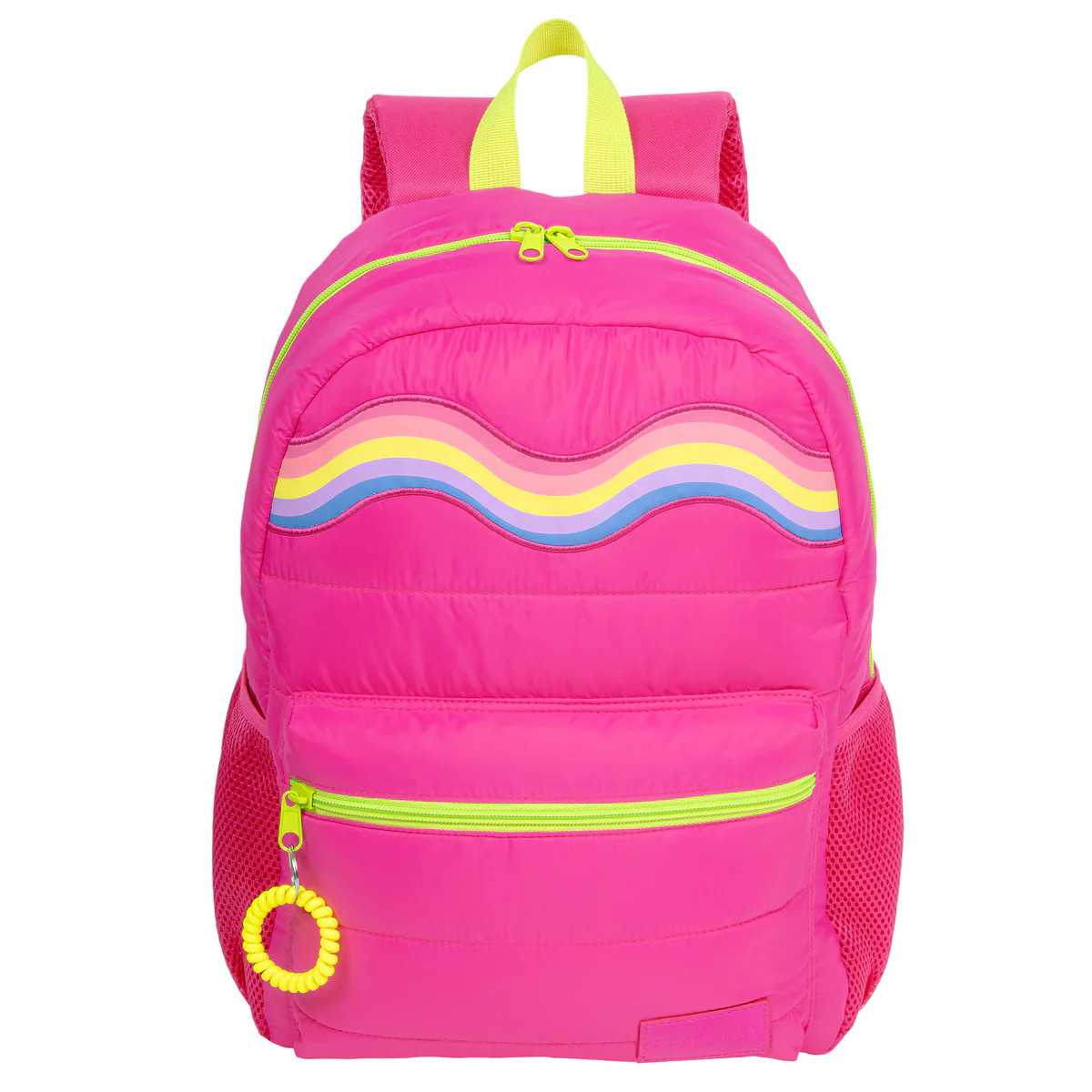 Debo Rainbow Puffer Backpack Pink | Fashion Angels