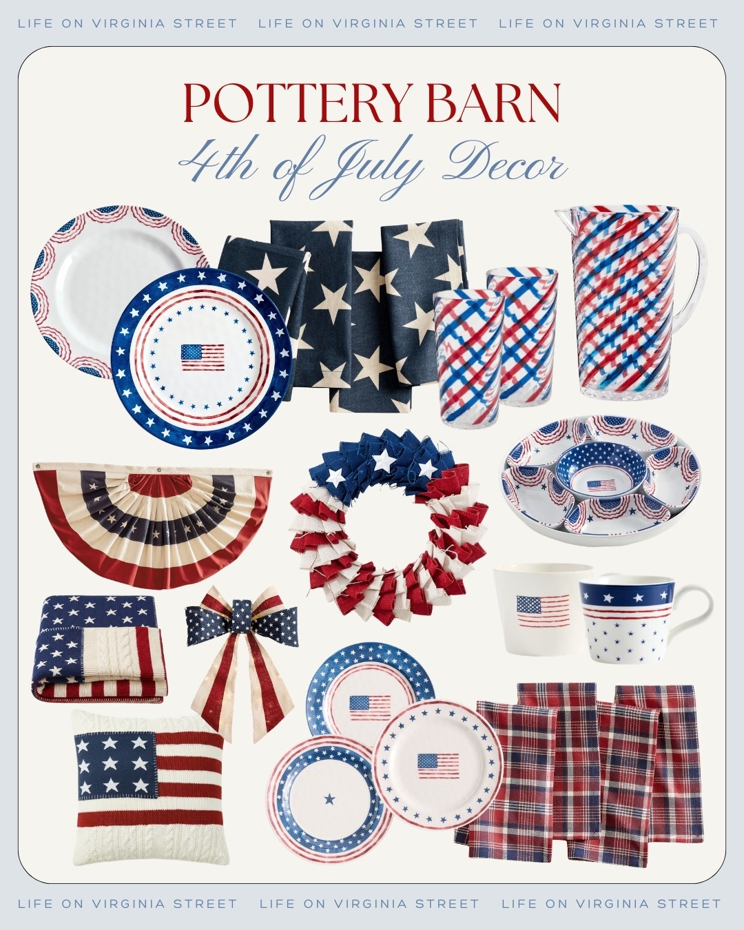 Pottery Barn 4th of July Decor 🙌🏻🙌🏻

#LTKootd #LTKSeasonal #LTKHome
