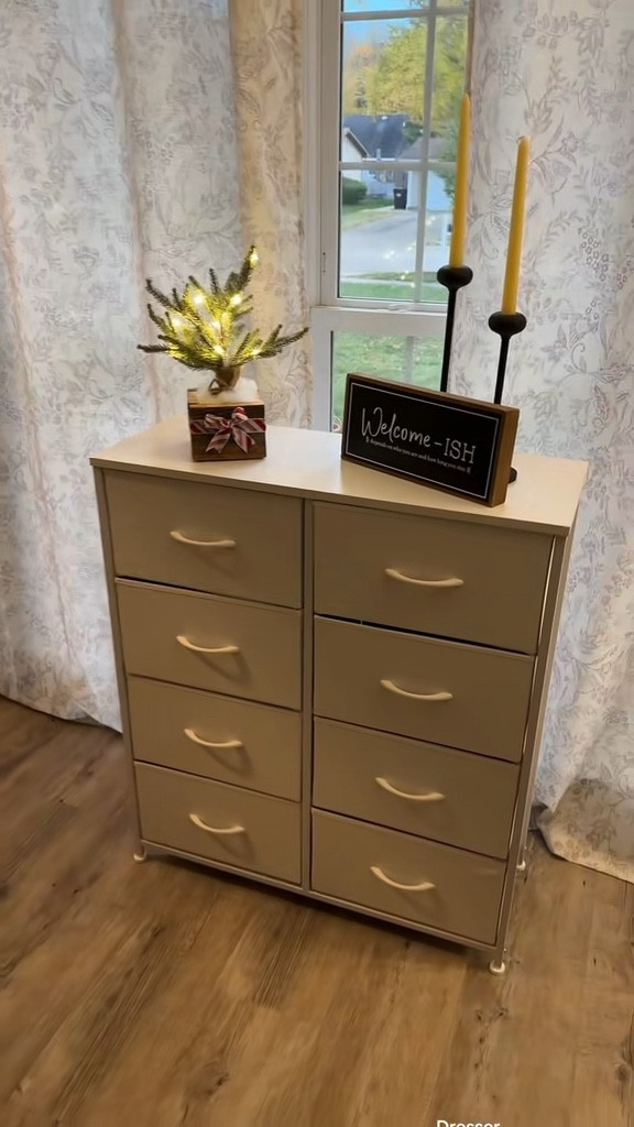 Sturdy and convenient 8 drawer dresser 

#LTKHome #LTKFindsUnder100 #LTKSaleAlert