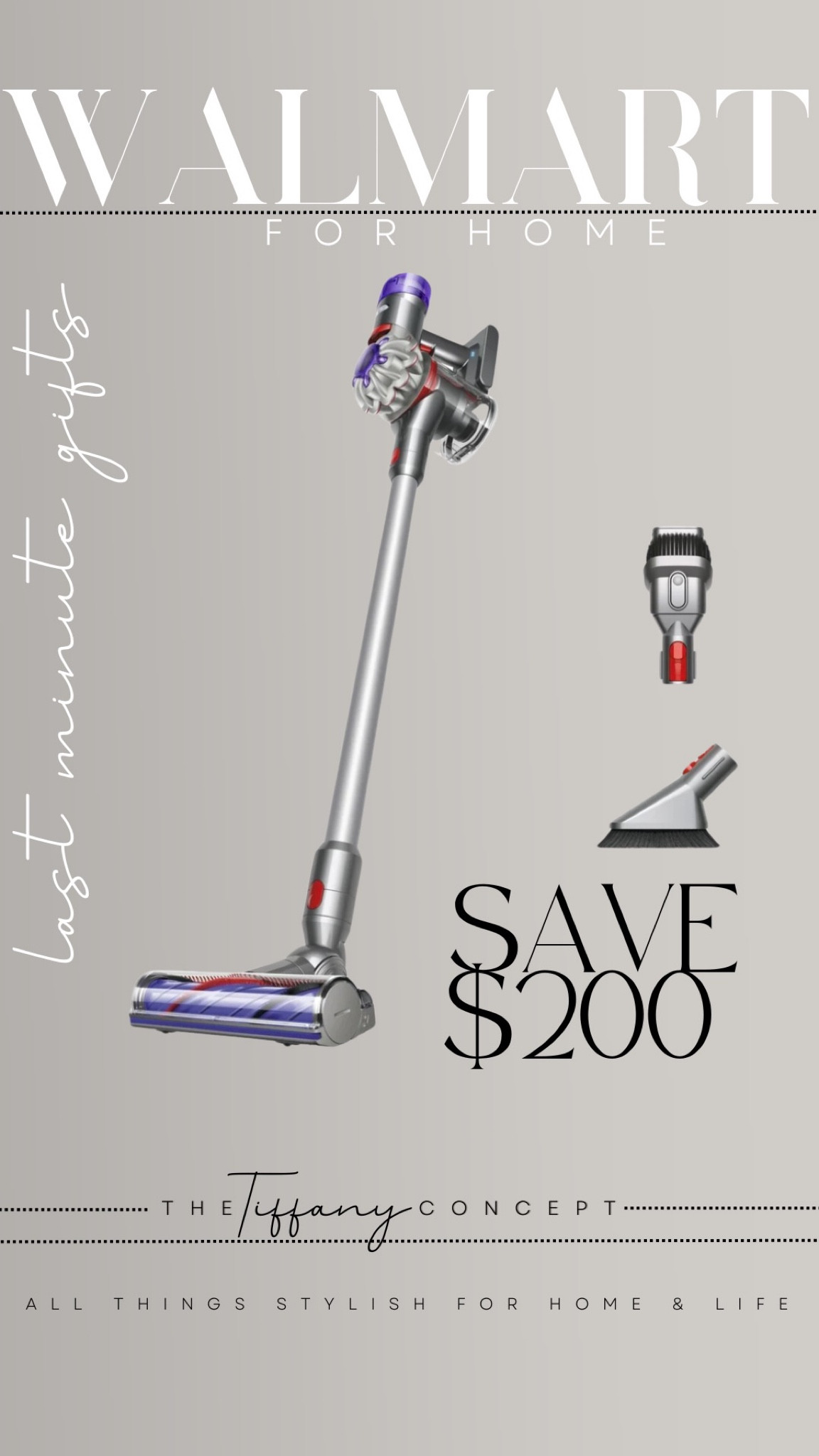 Upgrade your cleaning tools and SAVE money while you do it! This Dyson vacuum is $200 off right now! Order for pick up at your nearest WALMART!

#LTKGiftGuide #LTKSaleAlert #LTKHome