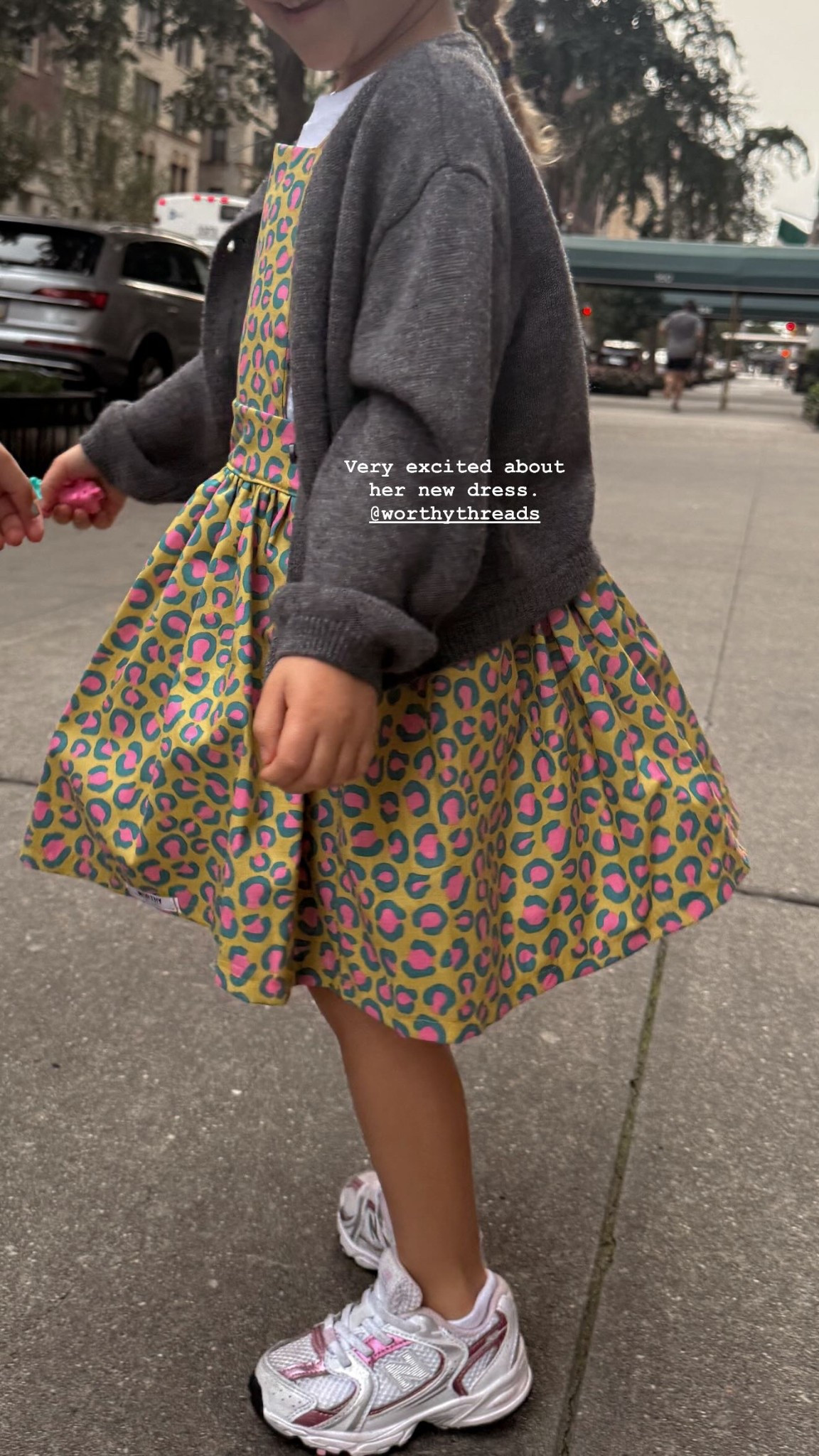 Navy is very excited about her new dress. It’s 20% off right now!

#LTKKids