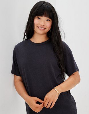 AE Oversized Crew Neck True Tee | American Eagle Outfitters (US & CA)