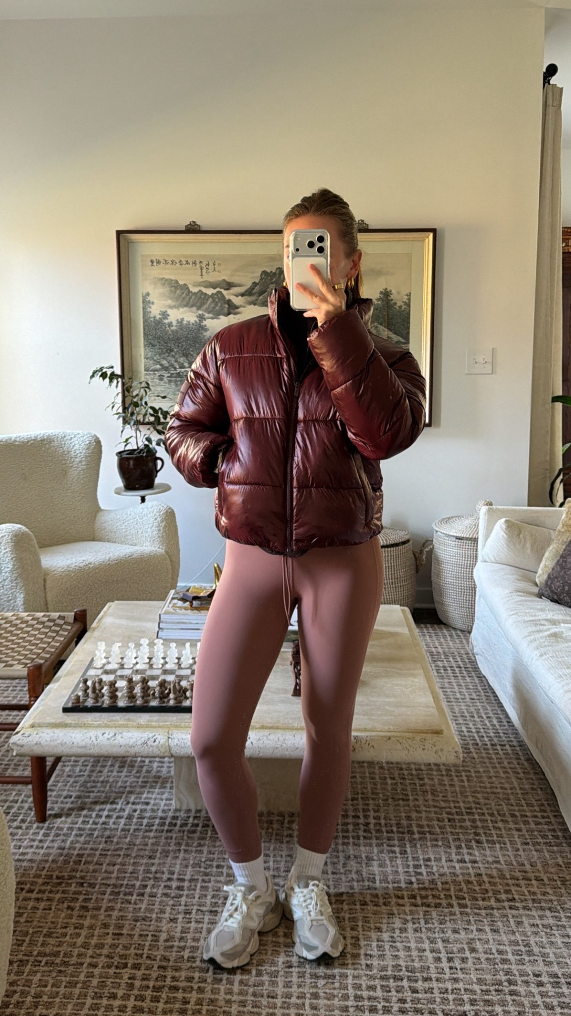 11/2/25 Morning movement to start the day strong 💫 Linking my Viore activewear set, New Balance chunky sneakers, my cozy brown fleece zip-up from Athleta, and the burgundy puffer jacket I’ve been obsessed with lately — the perfect combo for chilly morning workouts or post-gym coffee runs. 🍁

#LTKSaleAlert #LTKActive #LTKSeasonal