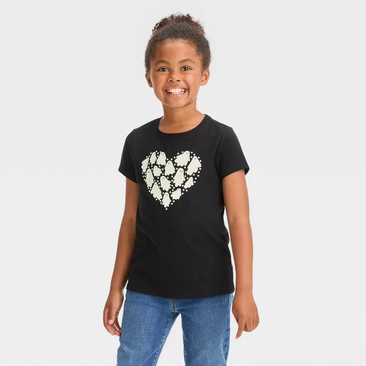 Girls' Halloween Short Sleeve Graphic T-Shirt - Cat & Jack™ | Target