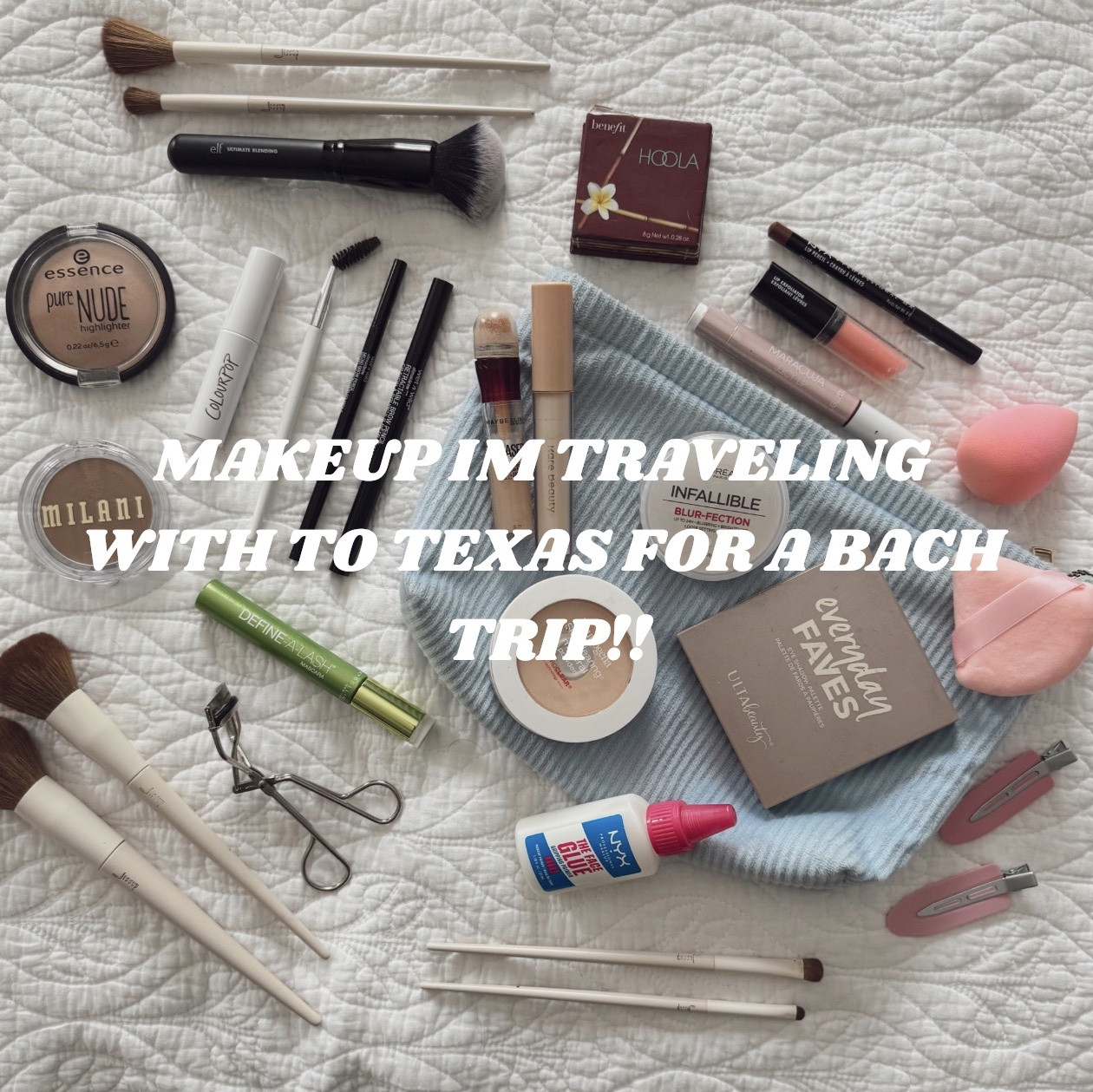 what’s in my makeup bag for my trip to Austin Texas for a friends bachelorette trip!! 🤠💋👰🏼‍♀️🥂

#LTKselfcare #LTKWedding #LTKgrwm