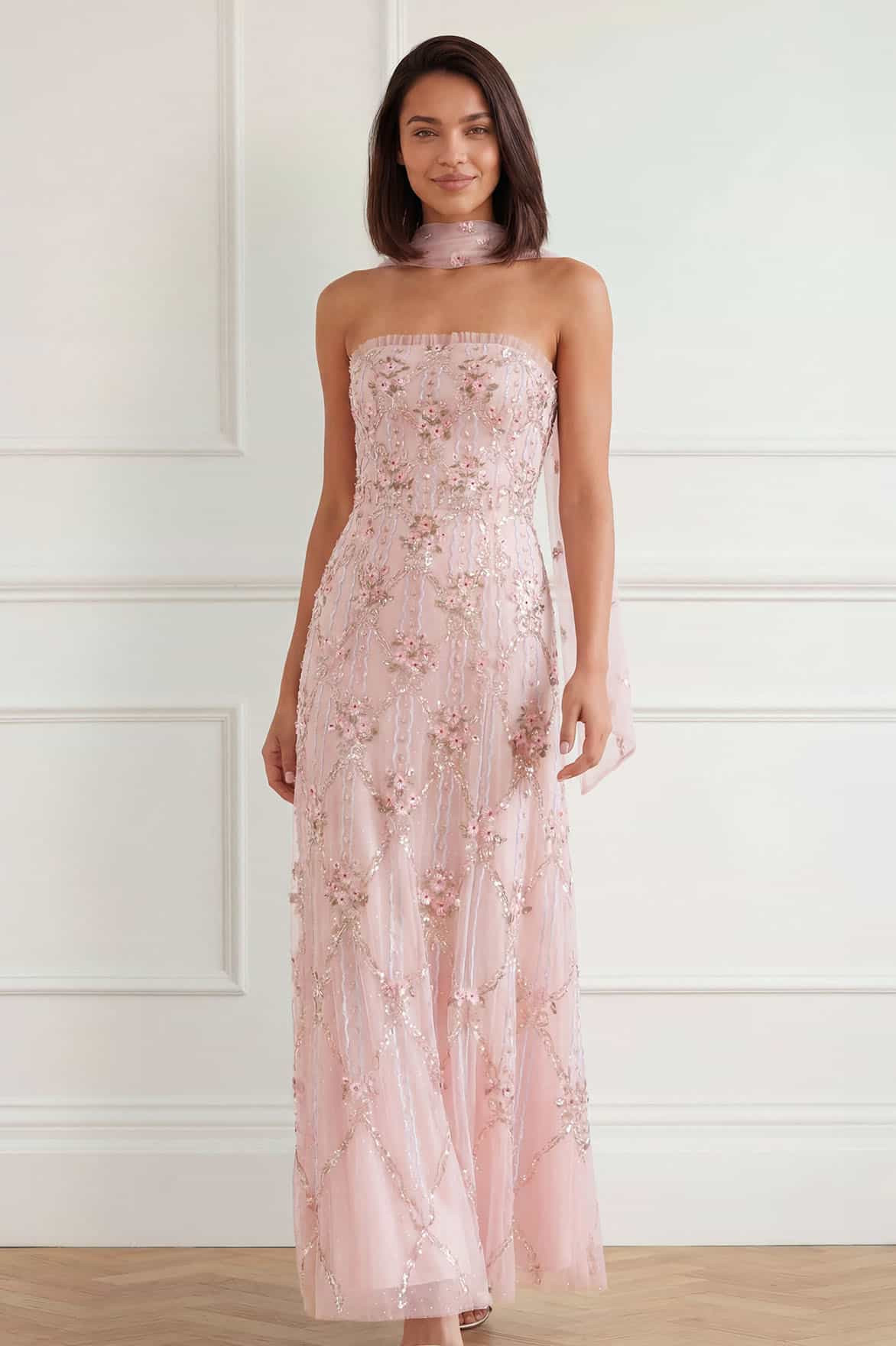 Lovers Lace Strapless Gown | Needle & Thread