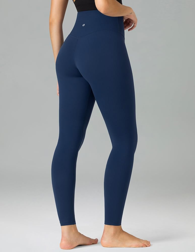 Colorfulkoala Dreamlux No Front Seam Leggings for Women 25"/28" Inseam, High Waisted Buttery Soft... | Amazon (US)
