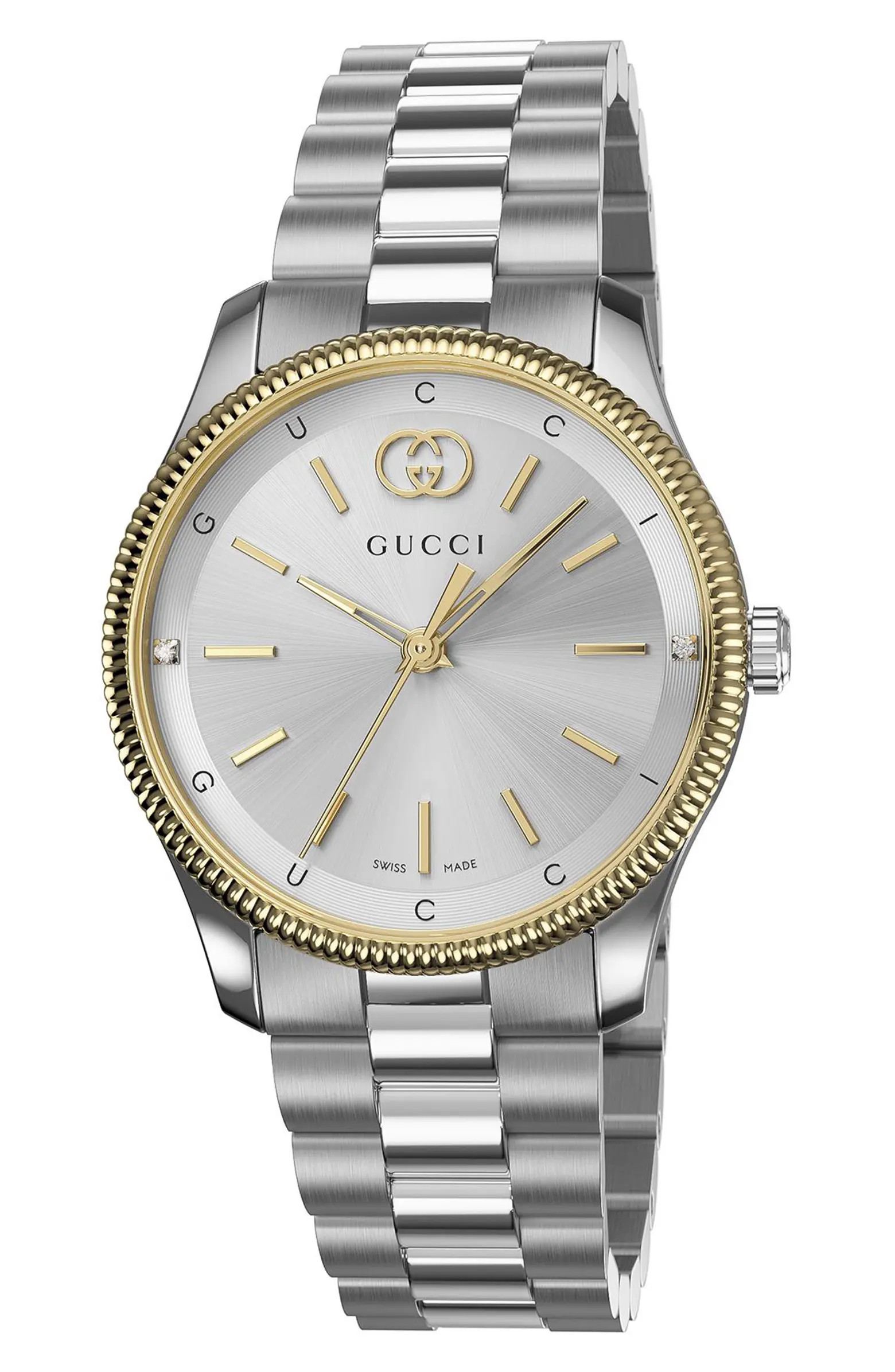 G-Timeless Diamond Slim Bracelet Watch, 29mm | Nordstrom