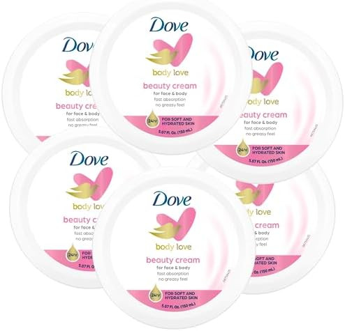 Dove Nourishing Body Care, Face, Hand, and Body Beauty Cream for Normal to Dry Skin Lotion for Wo... | Amazon (US)