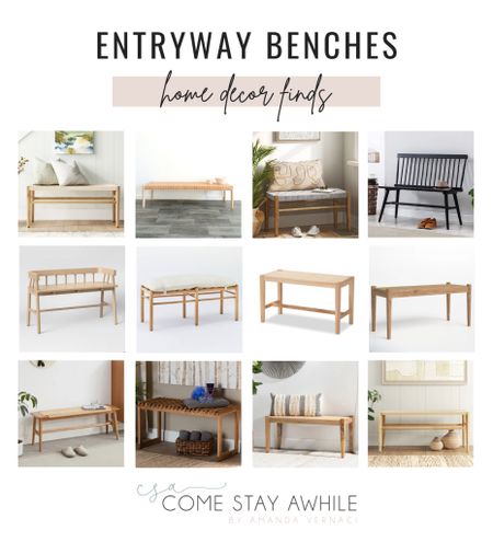 Entryway decor finds, home table accents, entryway benches, boho modern home, warm and cozy home decor

#LTKhome #LTKsalealert #LTKHoliday