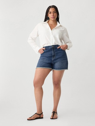 5.5" High Rise Vintage Midi Shorts | Gap Factory