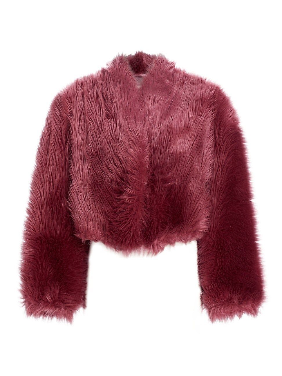 Women's All Night Faux Fur Crop Jacket - Mesa Rose - Size Medium - Mesa Rose - Size Medium | Saks Fifth Avenue