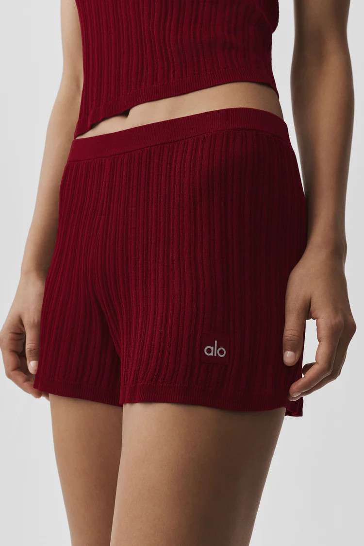 Sweater High-Waist Sunlit Short | Alo Yoga