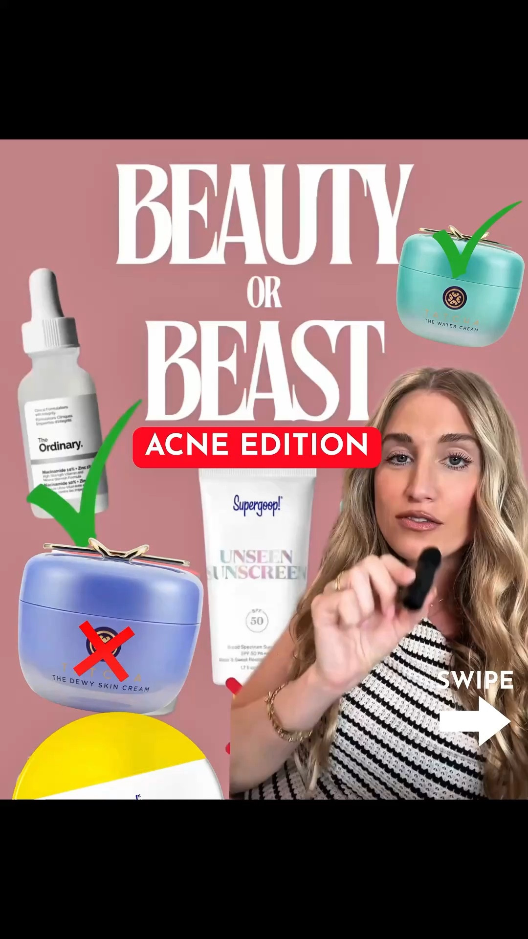 Acne-prone girls: did any of these break you out? 👀 
Swipe for Beauty ✅ or Beast ❌ and drop the next product you want me to check! 

#LTKunboxing #LTKselfcare #LTKBeauty
