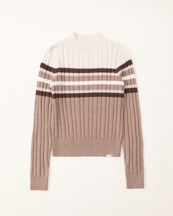 girls slim mockneck sweater | girls tops | Abercrombie.com | Abercrombie & Fitch (US)