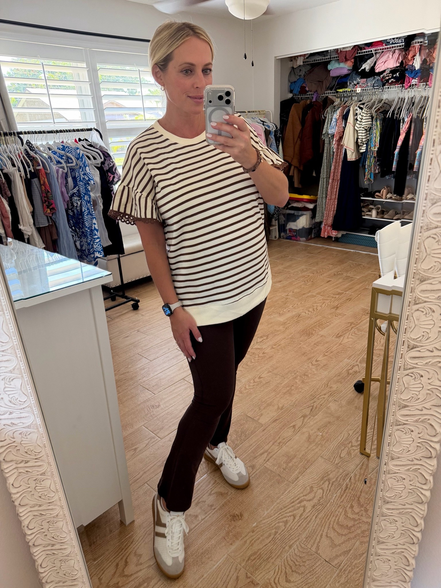 Neutral summer outfit. Wearing XL in top

#LTKBump #LTKootd #LTKSeasonal