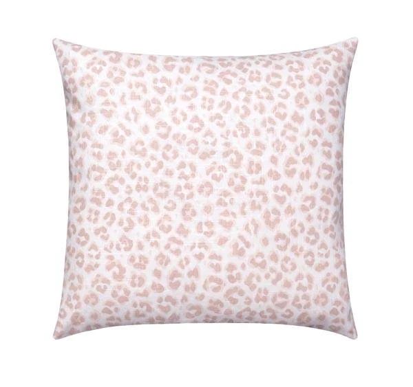 Hillsboro Cameo Blush Pink Leopard Print Pillow | Land of Pillows