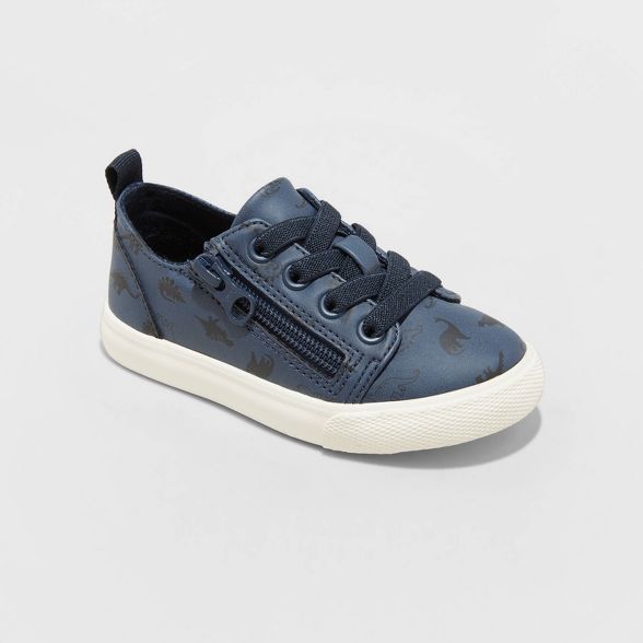 Toddler Boys' Luka Double Zip Apparel Sneakers - Cat & Jack™ Navy | Target