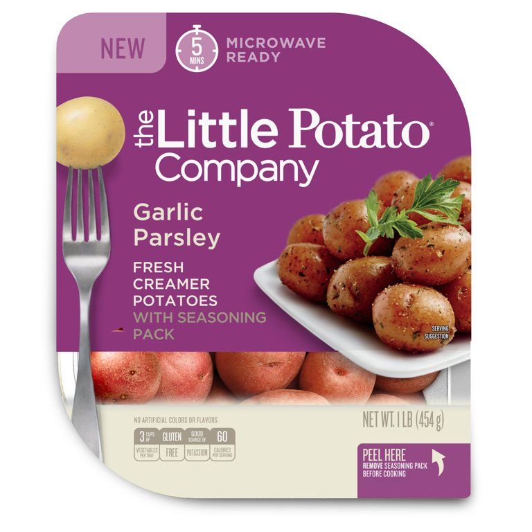 The Little Potato Company Microwave Ready Garlic Parsley Potatoes , 1 Lb. - Walmart.com | Walmart (US)