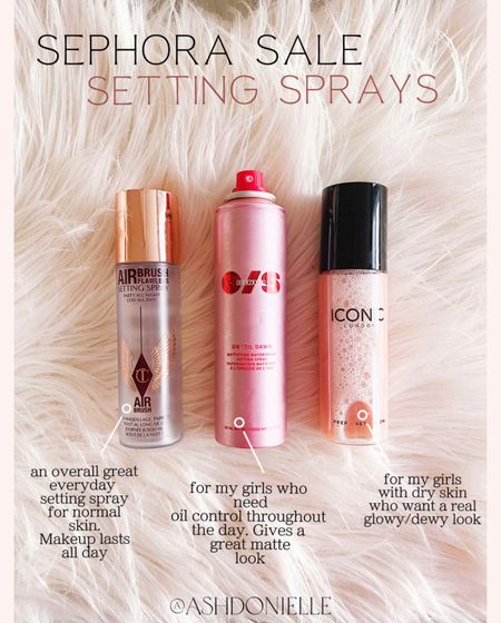 SEPHORA SALE - top picks for setting sprays 

#LTKbeauty #LTKHolidaySale #LTKsalealert