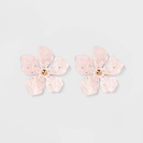 SUGARFIX by BaubleBar Resin Flower Drop Earrings | Target