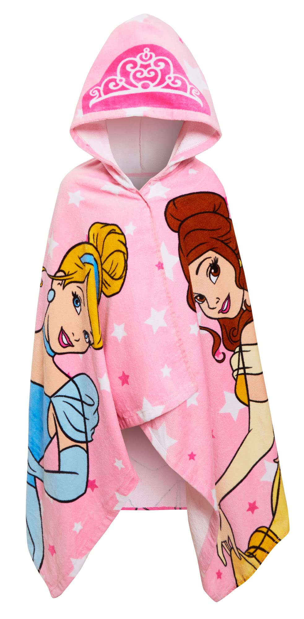 Kids Disney Princess Hooded Towel 100% Cotton Girls Poncho Large Childrens Bathtowel Beach Pool W... | Amazon (US)