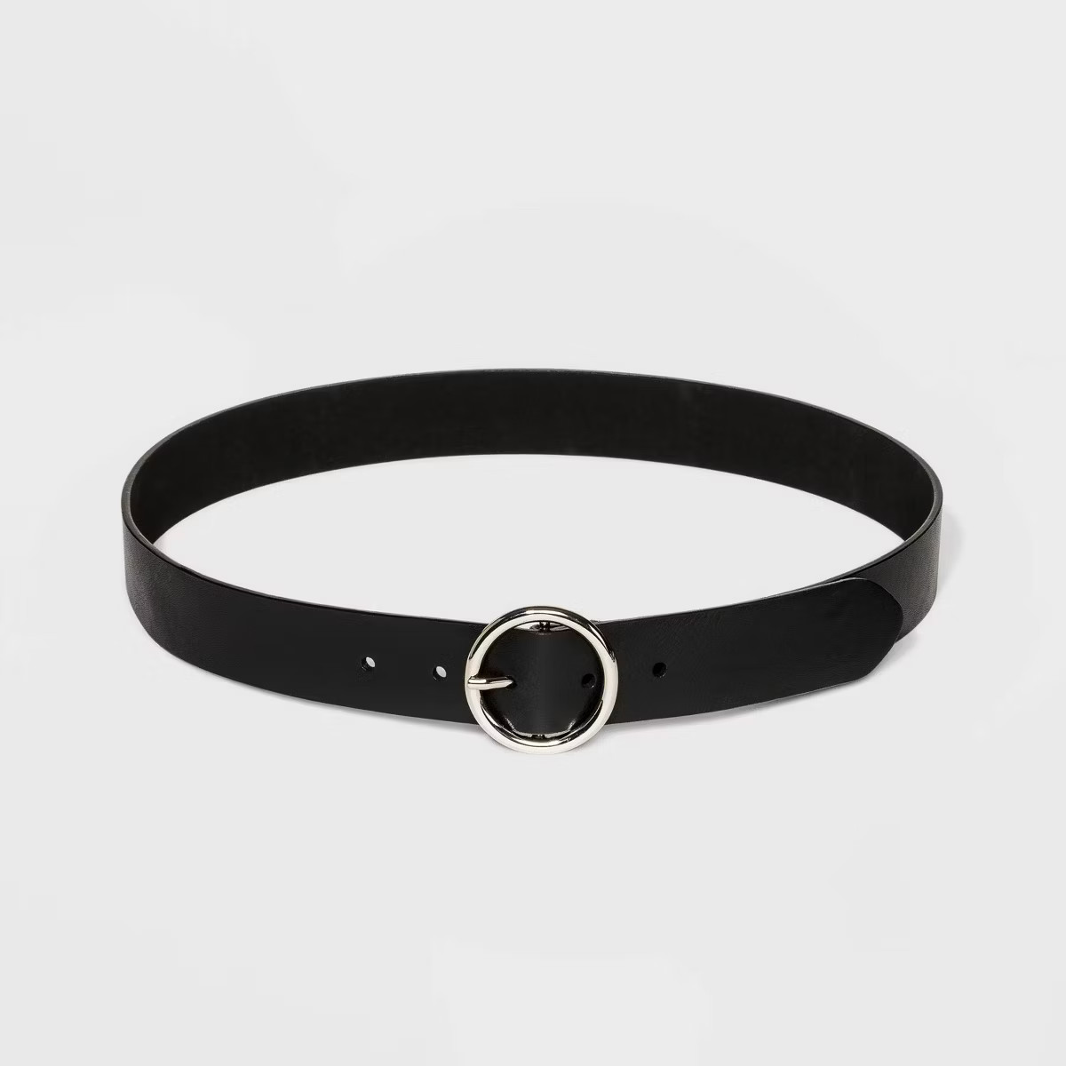 Women's Round Buckle Belt - Wild Fable™ Black | Target