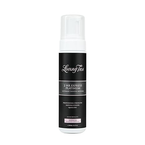 Loving Tan Platinum 2 HR Express Self Tanning Mousse, Darkest Shade Yet - Streak Free, Profession... | Amazon (US)
